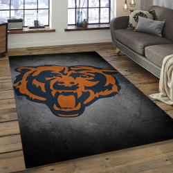 NFL Chicago Bears Football Team Logo Rectangle Area Rug CGB39
