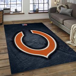 NFL Chicago Bears Football Team Logo Rectangle Area Rug CGB52