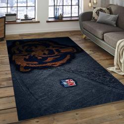NFL Chicago Bears Football Team Logo Rectangle Area Rug CGB53