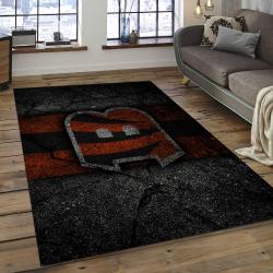 NFL Cincinnati Bengals Football Team Logo Rectangle Area Rug CCB27