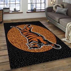 NFL Cincinnati Bengals Football Team Logo Rectangle Area Rug CCB43