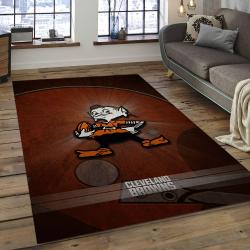 NFL Cleveland Browns Football Team Logo Rectangle Area Rug CLB05