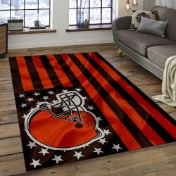 NFL Cleveland Browns Football Team Logo Rectangle Area Rug CLB09