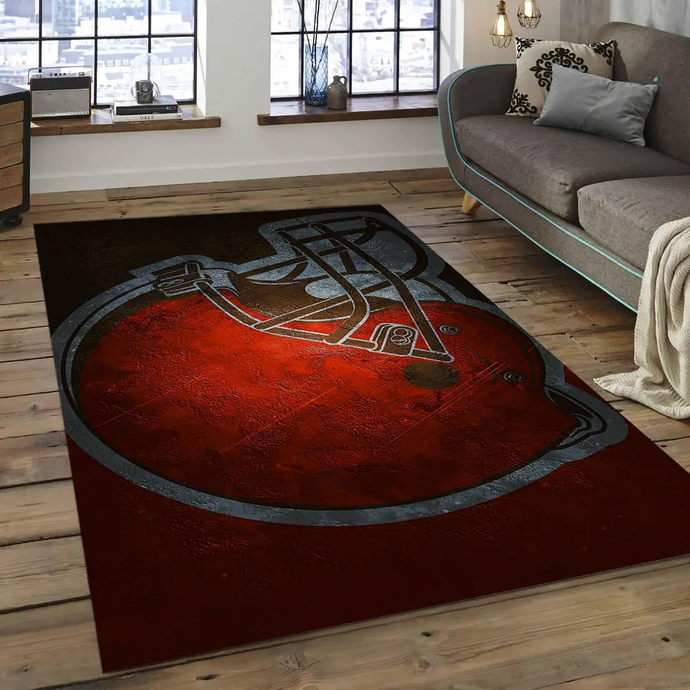 NFL Cleveland Browns Football Team Logo Rectangle Area Rug CLB18