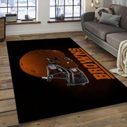 NFL Cleveland Browns Football Team Logo Rectangle Area Rug CLB24