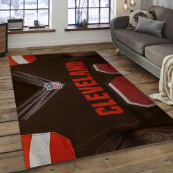 NFL Cleveland Browns Football Team Logo Rectangle Area Rug CLB25