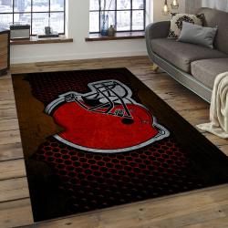 NFL Cleveland Browns Football Team Logo Rectangle Area Rug CLB35