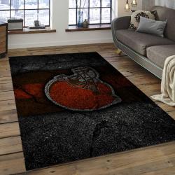 NFL Cleveland Browns Football Team Logo Rectangle Area Rug CLB37