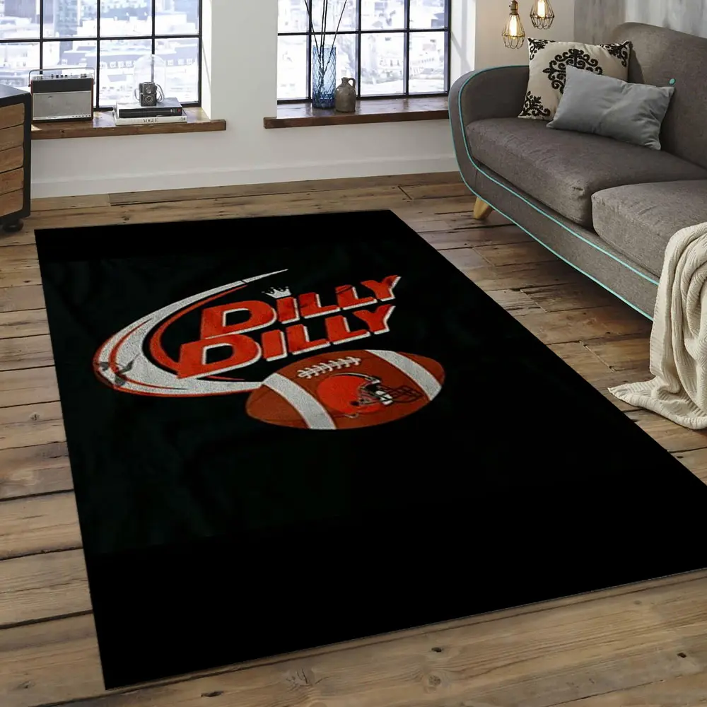 NFL Cleveland Browns Football Team Logo Rectangle Area Rug CLB42