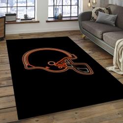 NFL Cleveland Browns Football Team Logo Rectangle Area Rug CLB43