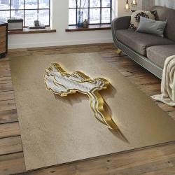 NFL Detroit Lions Football Team Logo Rectangle Area Rug DL19