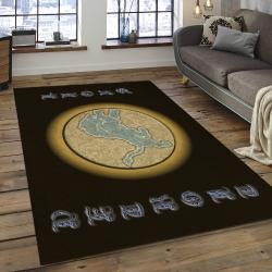NFL Detroit Lions Football Team Logo Rectangle Area Rug DL21