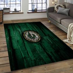 NFL Green Bay Packers Football Team Logo Rectangle Area Rug GBP20