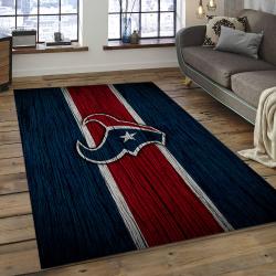 NFL Houston Texans Football Team Logo Rectangle Area Rug HT04