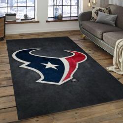 NFL Houston Texans Football Team Logo Rectangle Area Rug HT05