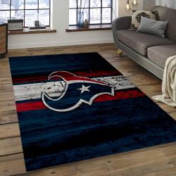 NFL Houston Texans Football Team Logo Rectangle Area Rug HT09