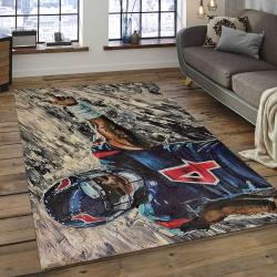 NFL Houston Texans Football Team Logo Rectangle Area Rug HT13