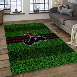 NFL Houston Texans Football Team Logo Rectangle Area Rug HT18