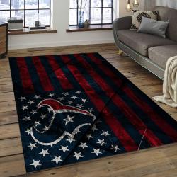 NFL Houston Texans Football Team Logo Rectangle Area Rug HT21