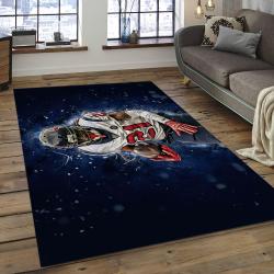 NFL Houston Texans Football Team Logo Rectangle Area Rug HT24