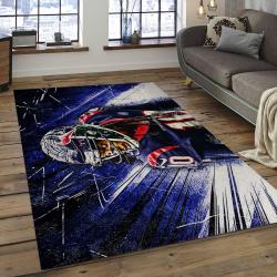 NFL Houston Texans Football Team Logo Rectangle Area Rug HT26