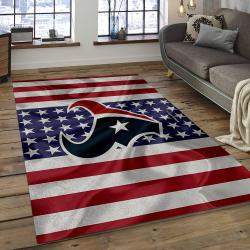 NFL Houston Texans Football Team Logo Rectangle Area Rug HT31