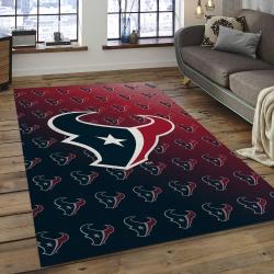 NFL Houston Texans Football Team Logo Rectangle Area Rug HT38
