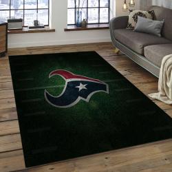 NFL Houston Texans Football Team Logo Rectangle Area Rug HT42