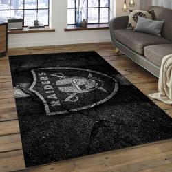 NFL Las Vegas Raiders Football Team Logo Rectangle Area Rug LVR18