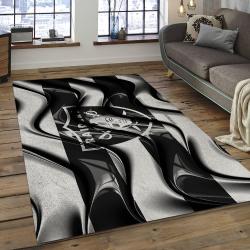 NFL Las Vegas Raiders Football Team Logo Rectangle Area Rug LVR39