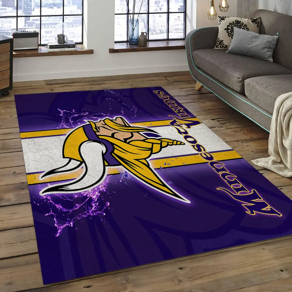 NFL Minnesota Vikings Football Team Logo Rectangle Area MV06