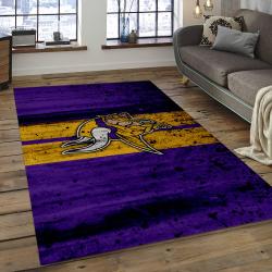 NFL Minnesota Vikings Football Team Logo Rectangle Area MV22