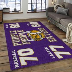NFL Minnesota Vikings Football Team Logo Rectangle Area MV24