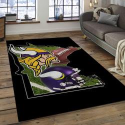 NFL Minnesota Vikings Football Team Logo Rectangle Area MV50
