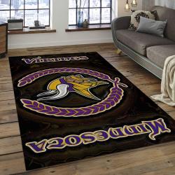 NFL Minnesota Vikings Football Team Logo Rectangle Area MV52