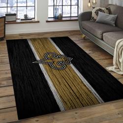 NFL New Orleans Saints Football Team Logo Rectangle Area Rug NOS08
