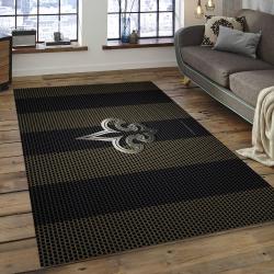 NFL New Orleans Saints Football Team Logo Rectangle Area Rug NOS09