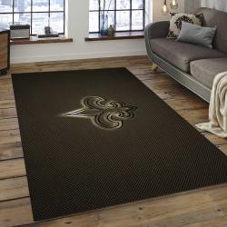 NFL New Orleans Saints Football Team Logo Rectangle Area Rug NOS11