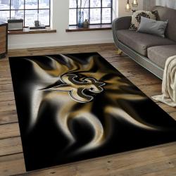 NFL New Orleans Saints Football Team Logo Rectangle Area Rug NOS27