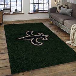 NFL New Orleans Saints Football Team Logo Rectangle Area Rug NOS28
