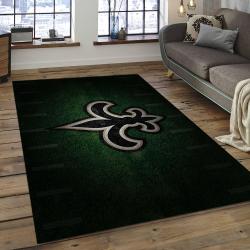 NFL New Orleans Saints Football Team Logo Rectangle Area Rug NOS32