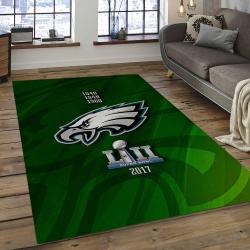 NFL Philadelphia Eagles Football Team Logo Rectangle Area Rug PE05
