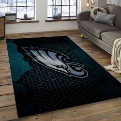 NFL Philadelphia Eagles Football Team Logo Rectangle Area Rug PE17