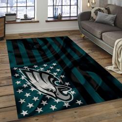 NFL Philadelphia Eagles Football Team Logo Rectangle Area Rug PE21