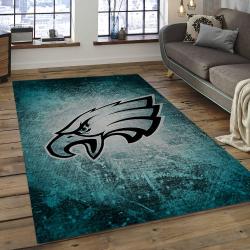 NFL Philadelphia Eagles Football Team Logo Rectangle Area Rug PE24