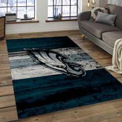 NFL Philadelphia Eagles Football Team Logo Rectangle Area Rug PE25