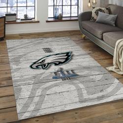 NFL Philadelphia Eagles Football Team Logo Rectangle Area Rug PE28