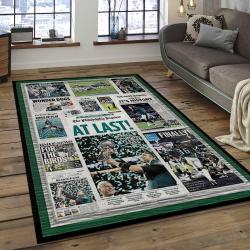 NFL Philadelphia Eagles Football Team Logo Rectangle Area Rug PE29