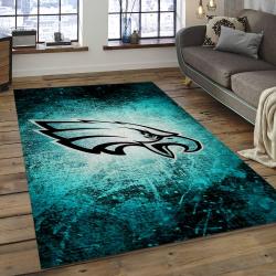 NFL Philadelphia Eagles Football Team Logo Rectangle Area Rug PE31