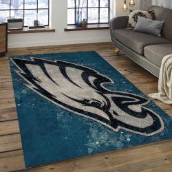 NFL Philadelphia Eagles Football Team Logo Rectangle Area Rug PE36